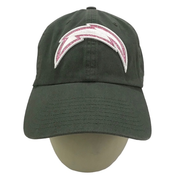 47 Accessories - Los Angeles Chargers 47 Brand Green Hat Pink Lightning Bolt